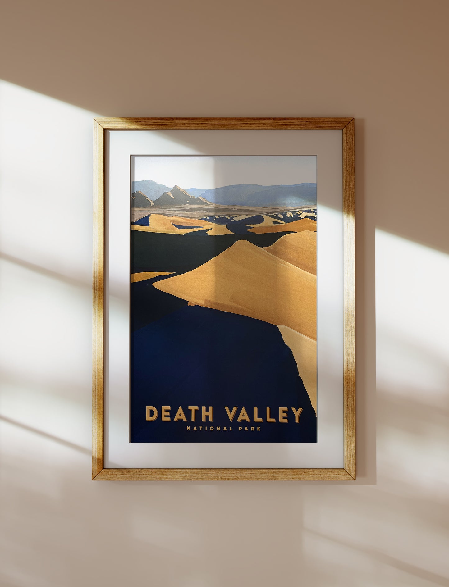 'Death Valley' National Park Travel Poster