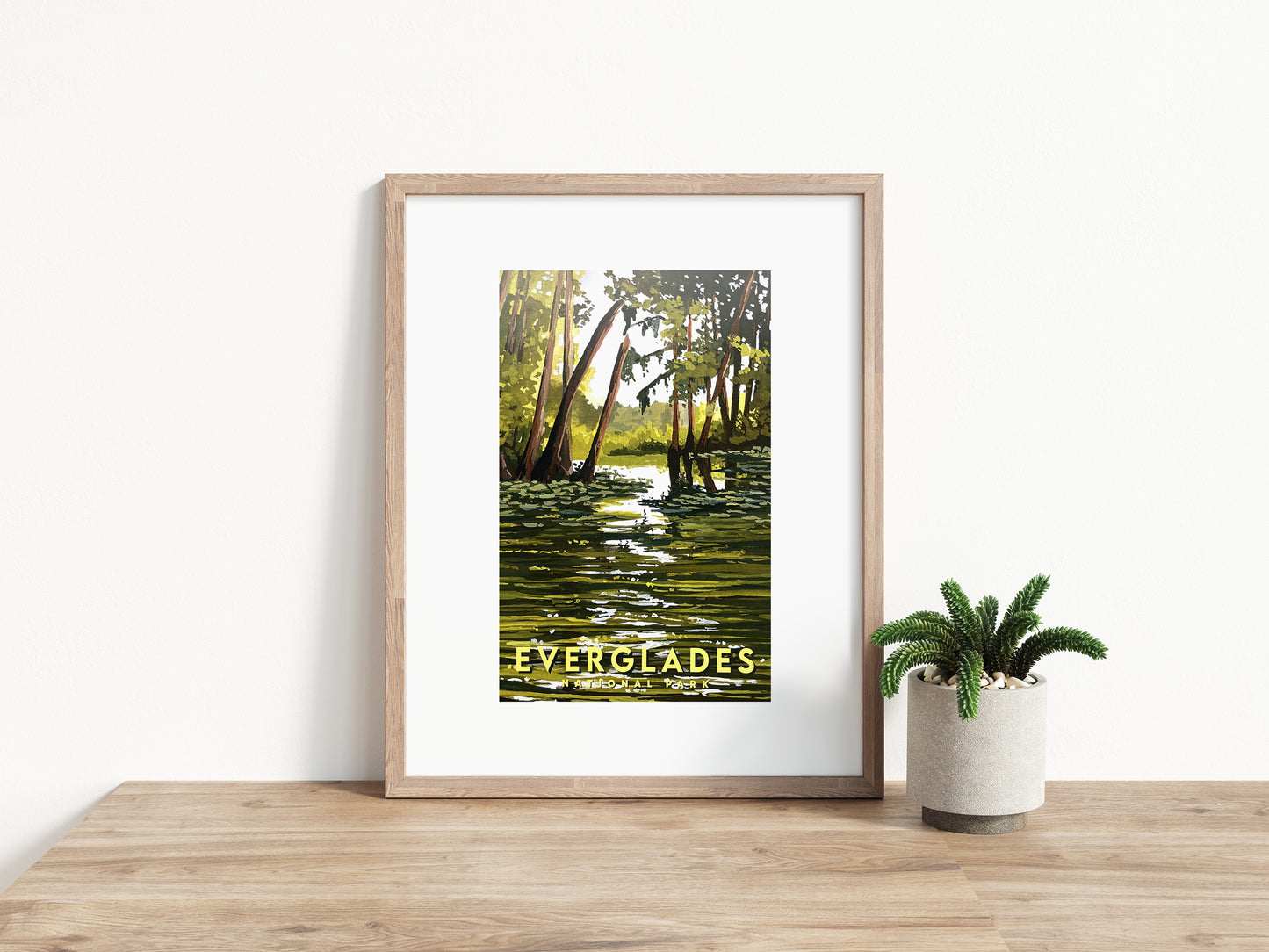 'Everglades' National Park Travel Poster