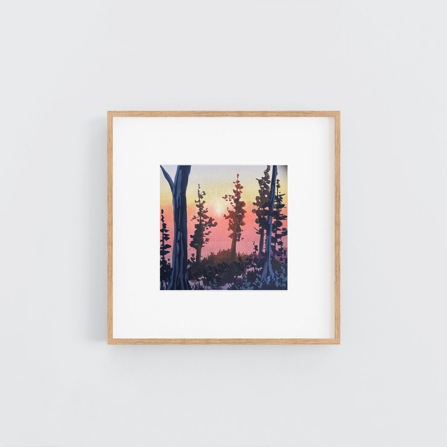 'Exposure' Original Gouache Painting