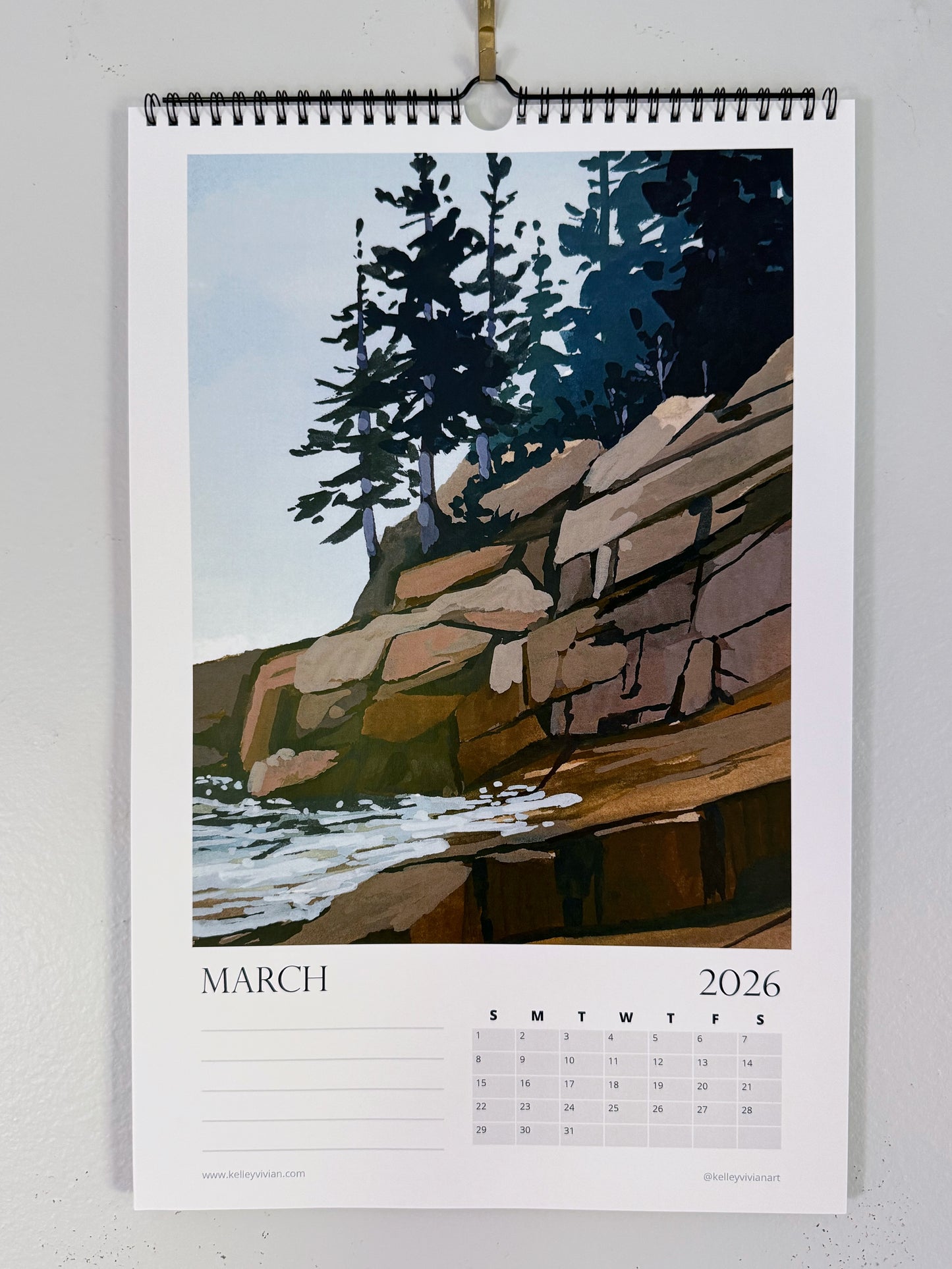 PREORDER 2026 Landscape Art Wall Calendar