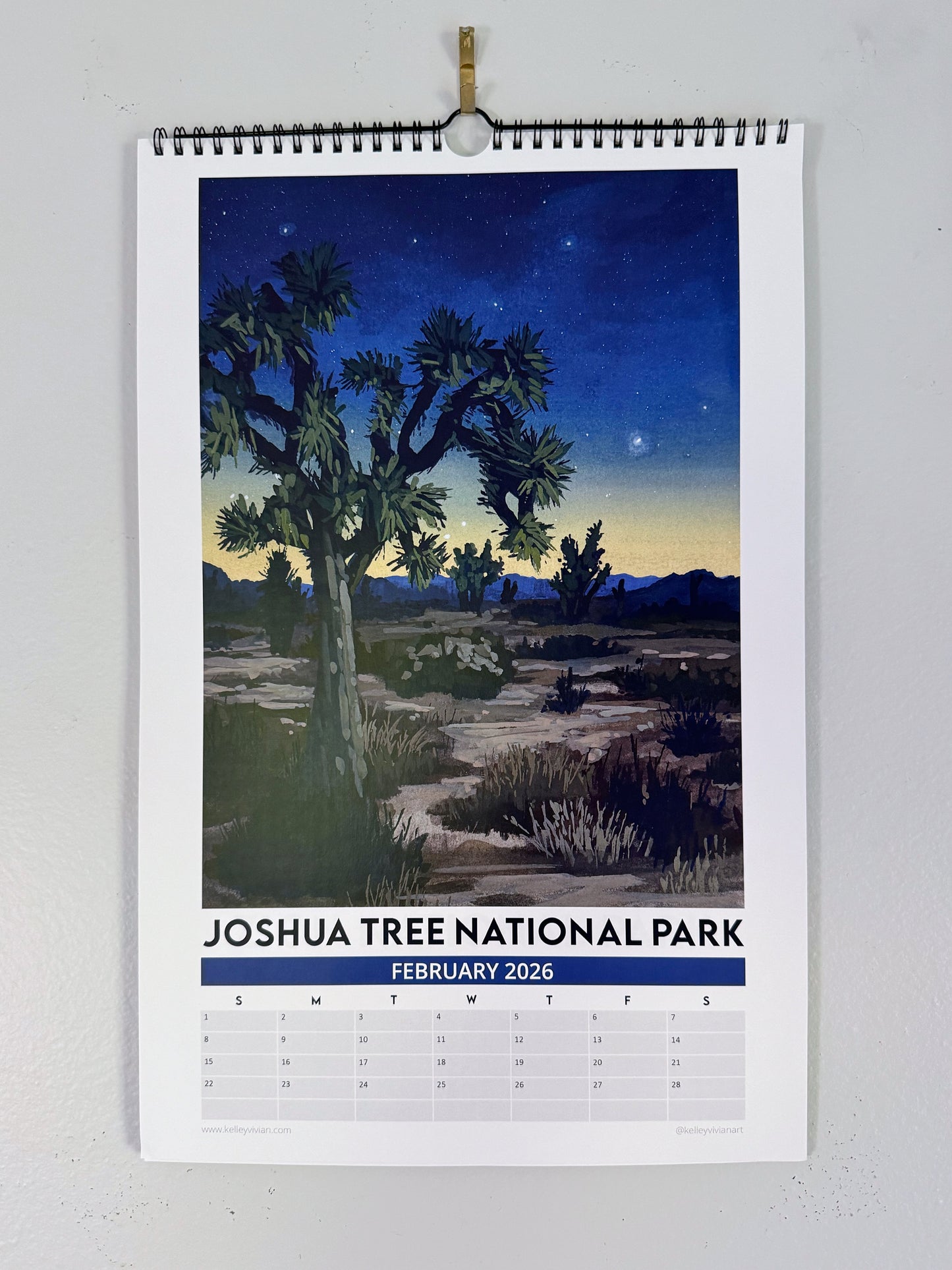2026 National Parks Wall Calendar