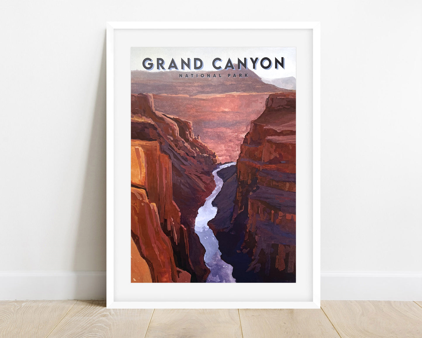 'Grand Canyon' National Park Travel Poster
