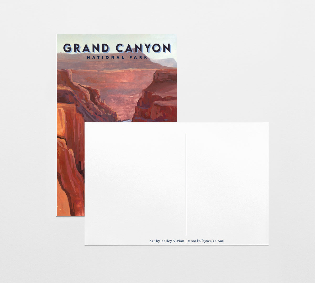 'Grand Canyon' National Park Travel Poster Postcard