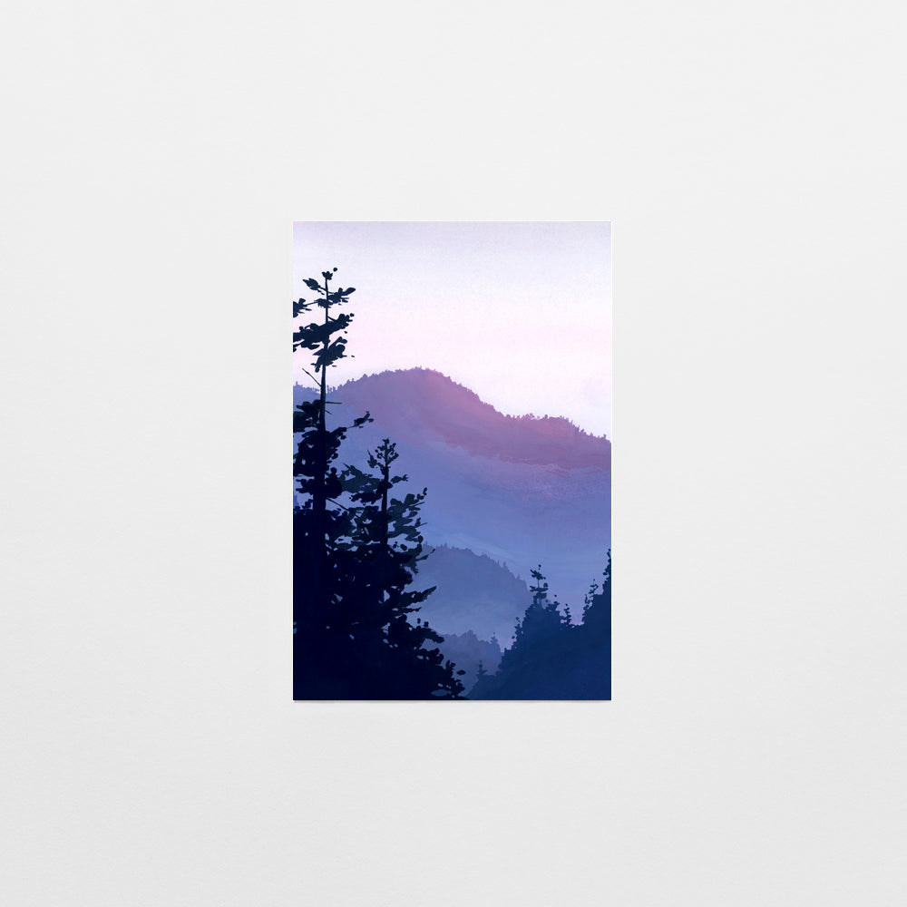'Great Smoky Mountains' National Park Art Postcard