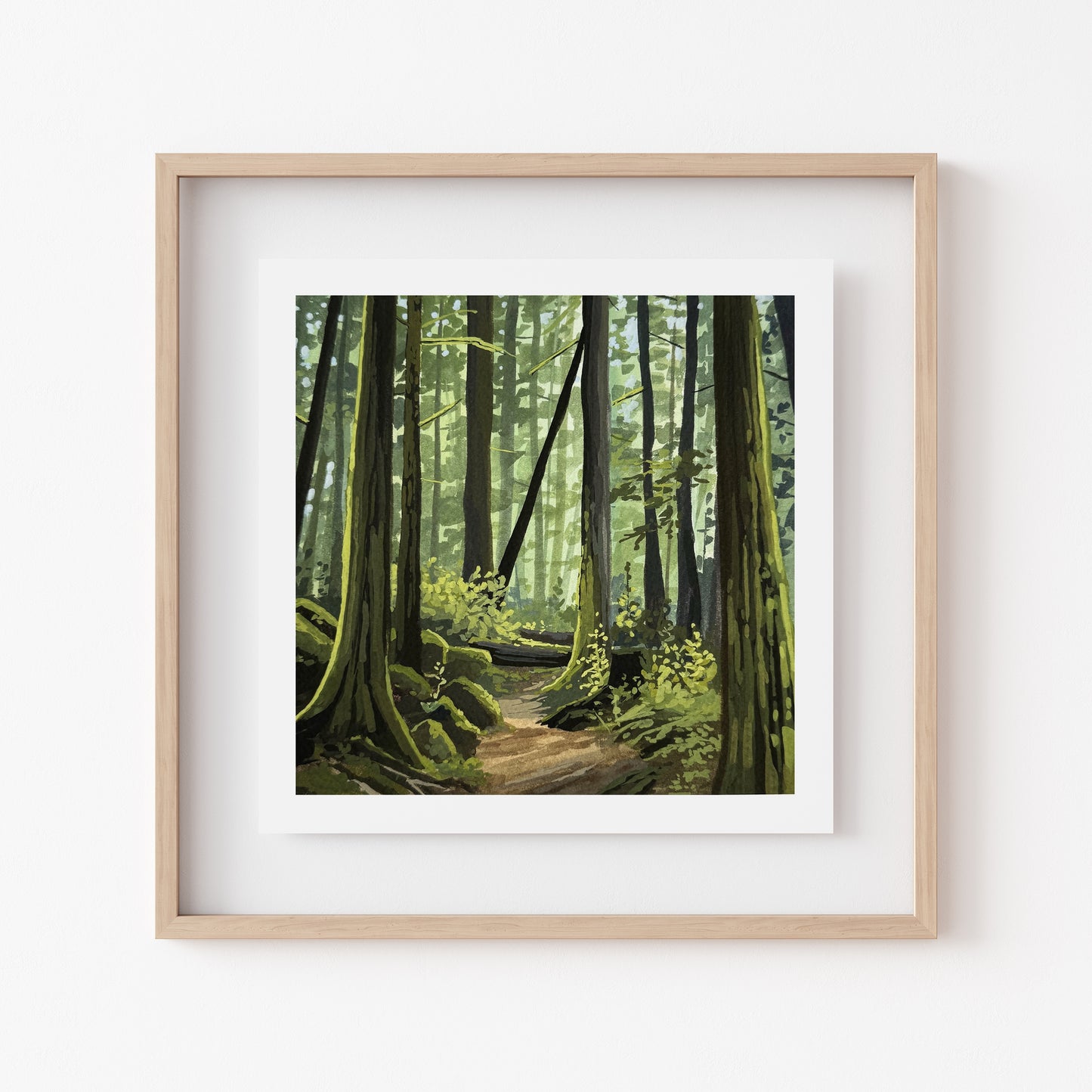 'Mossy Trail' Fine Art Print