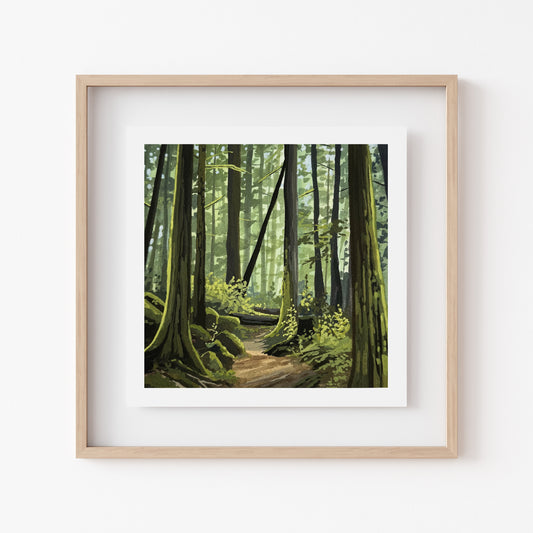 'Mossy Trail' Fine Art Print