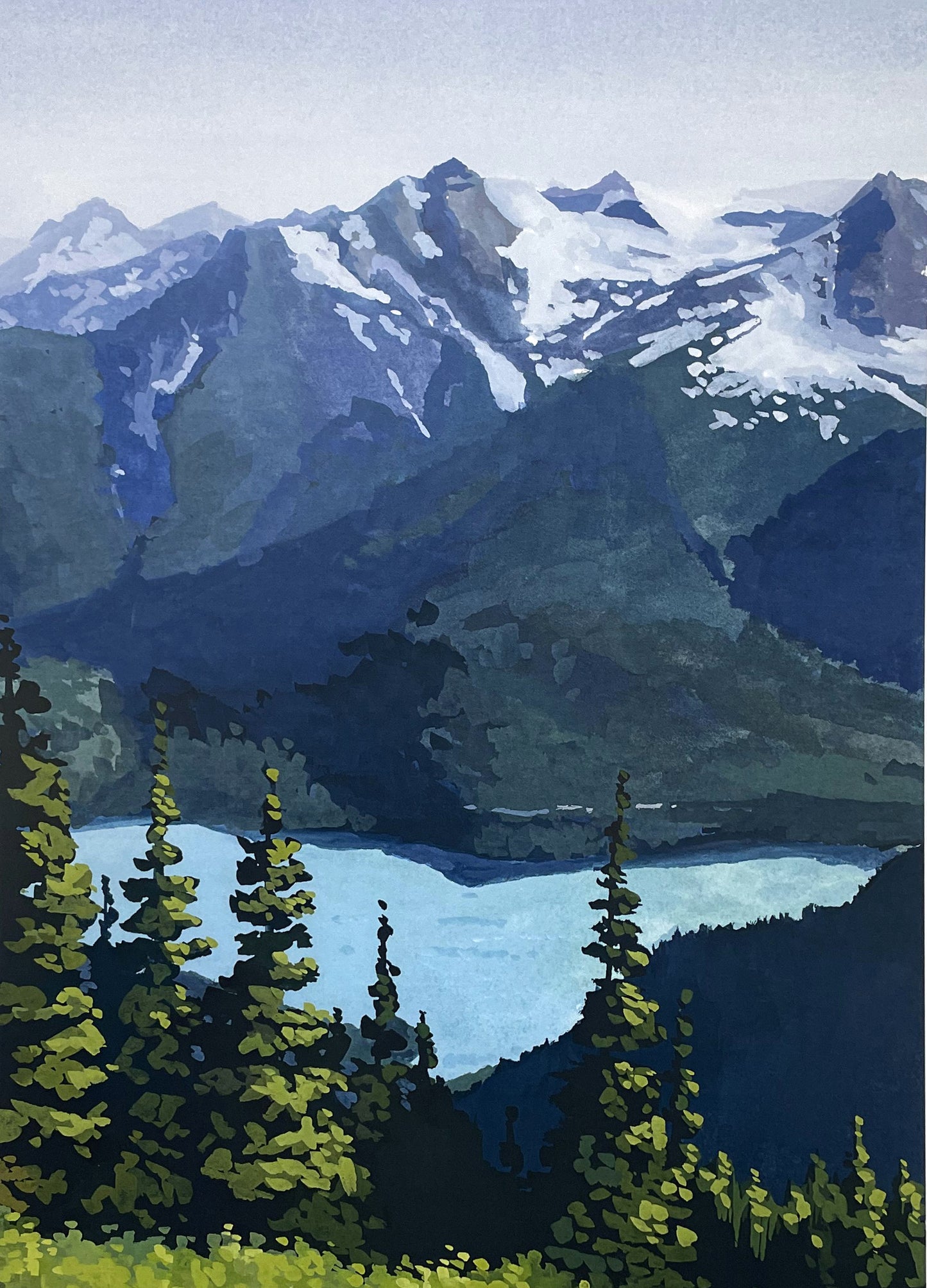 'North Cascades' National Park Art Print