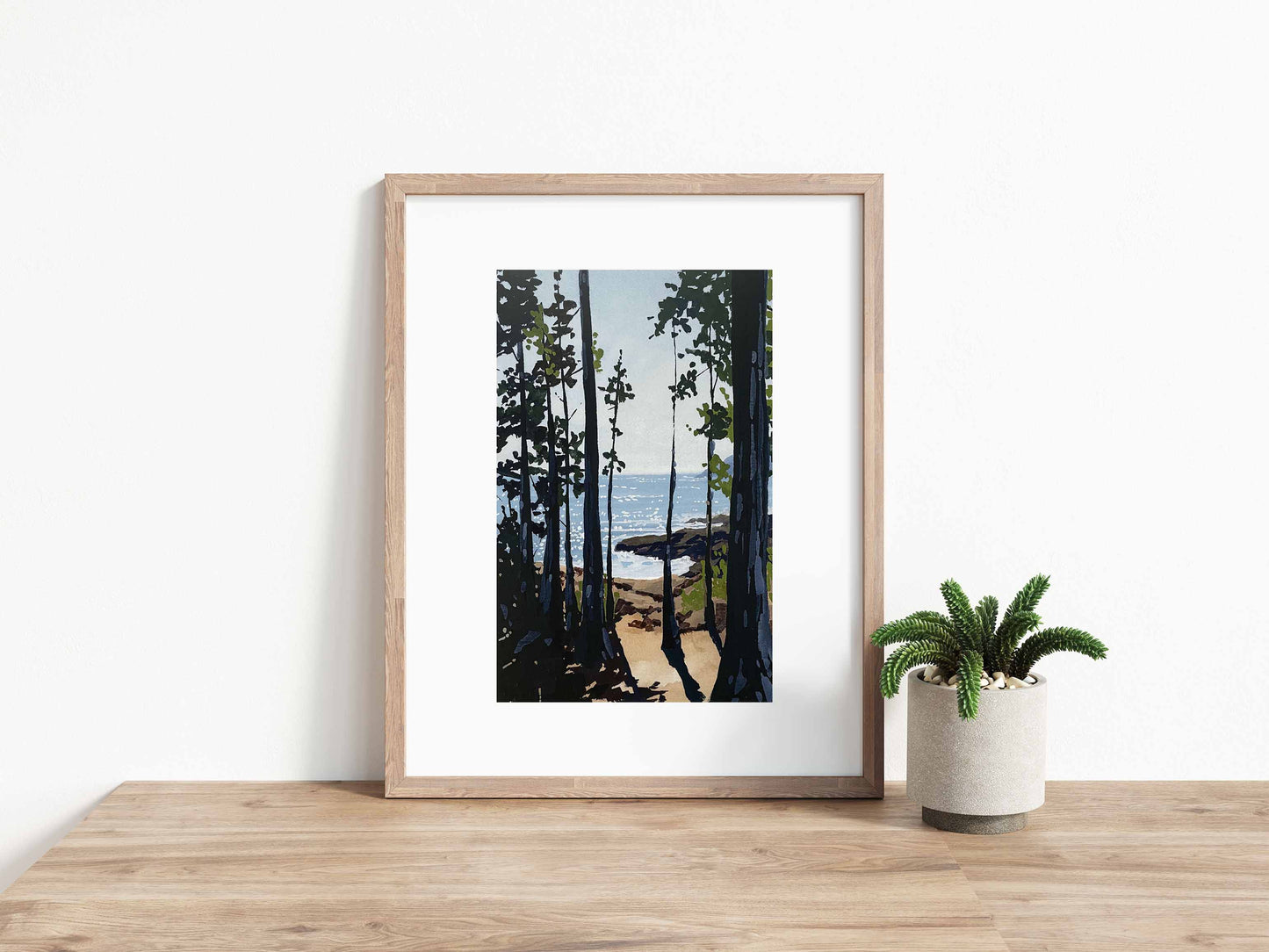 'Ocean Path' Print