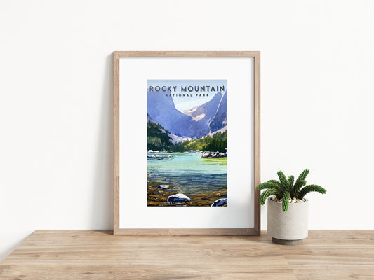 'Rocky Mountain' National Park Travel Poster
