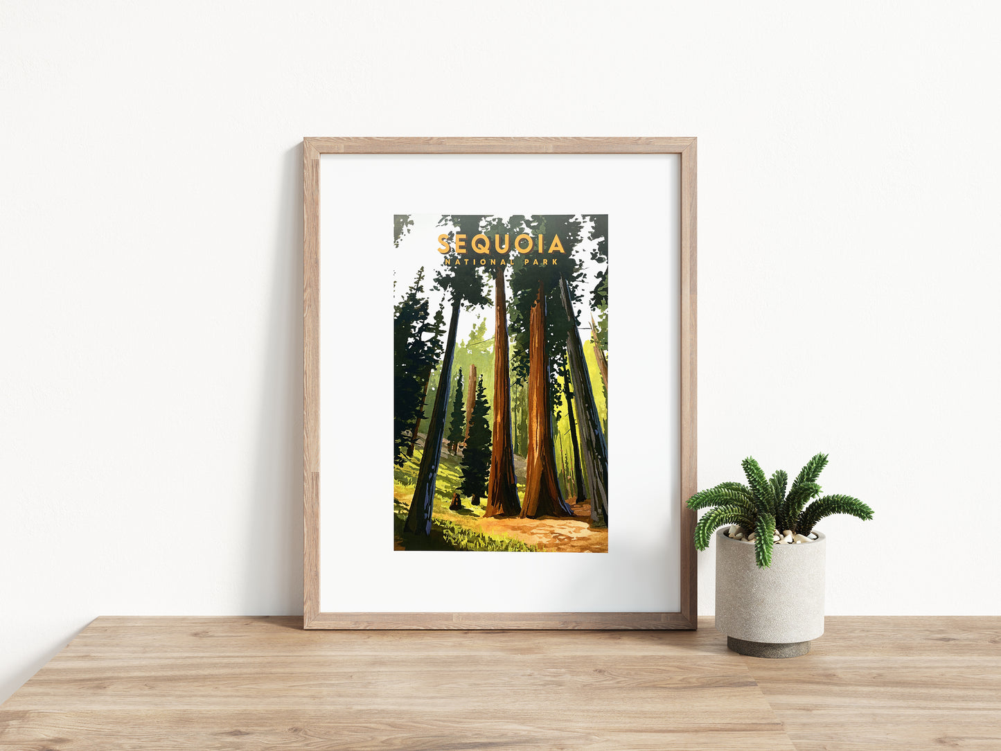 'Sequoia' National Park Travel Poster