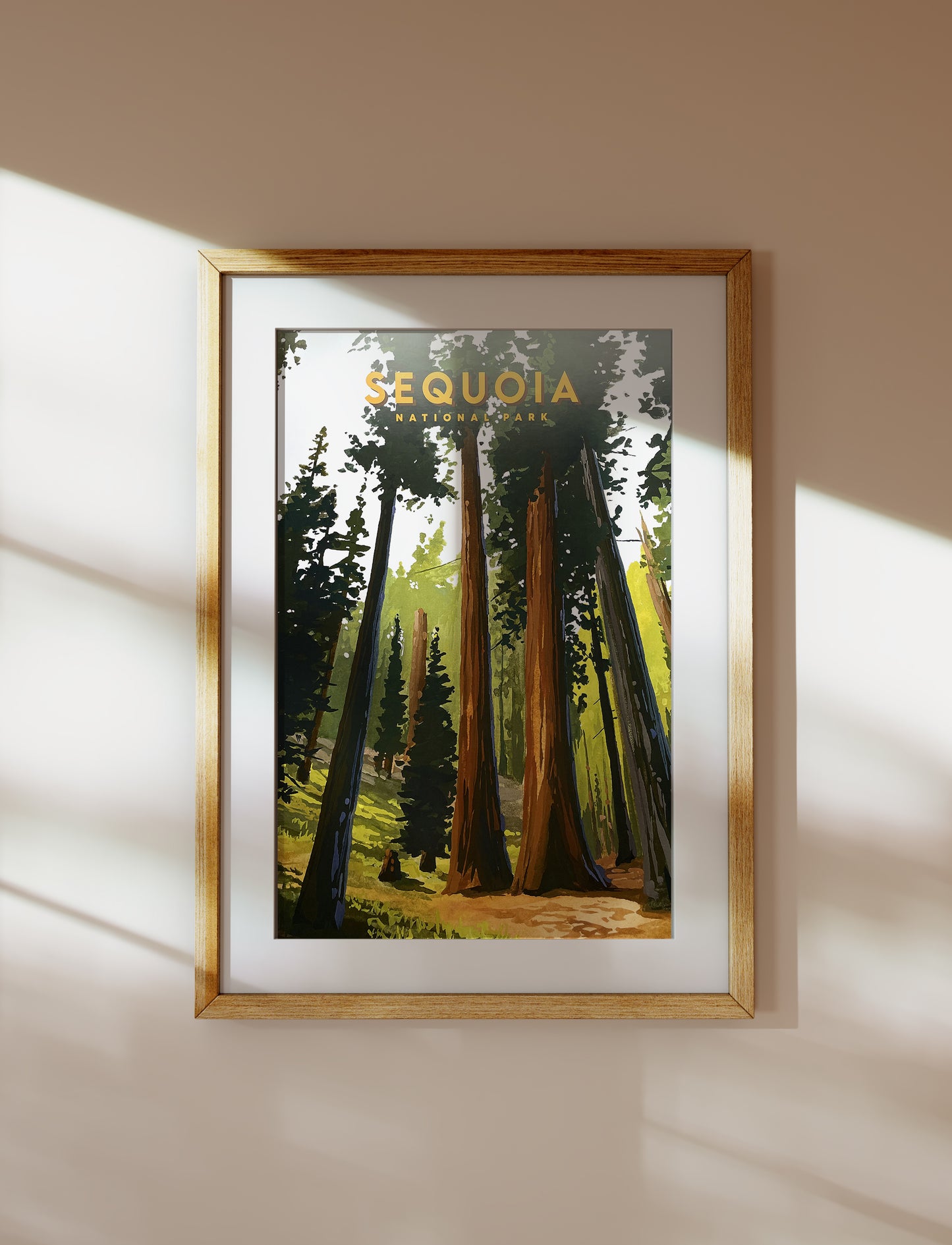 'Sequoia' National Park Travel Poster