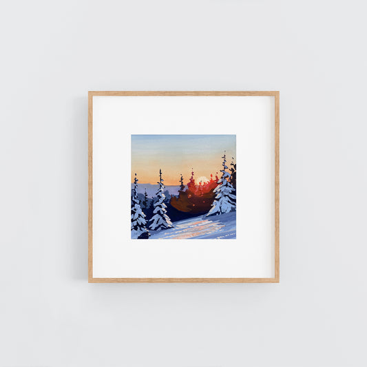 'Shimmering' Original Gouache Painting