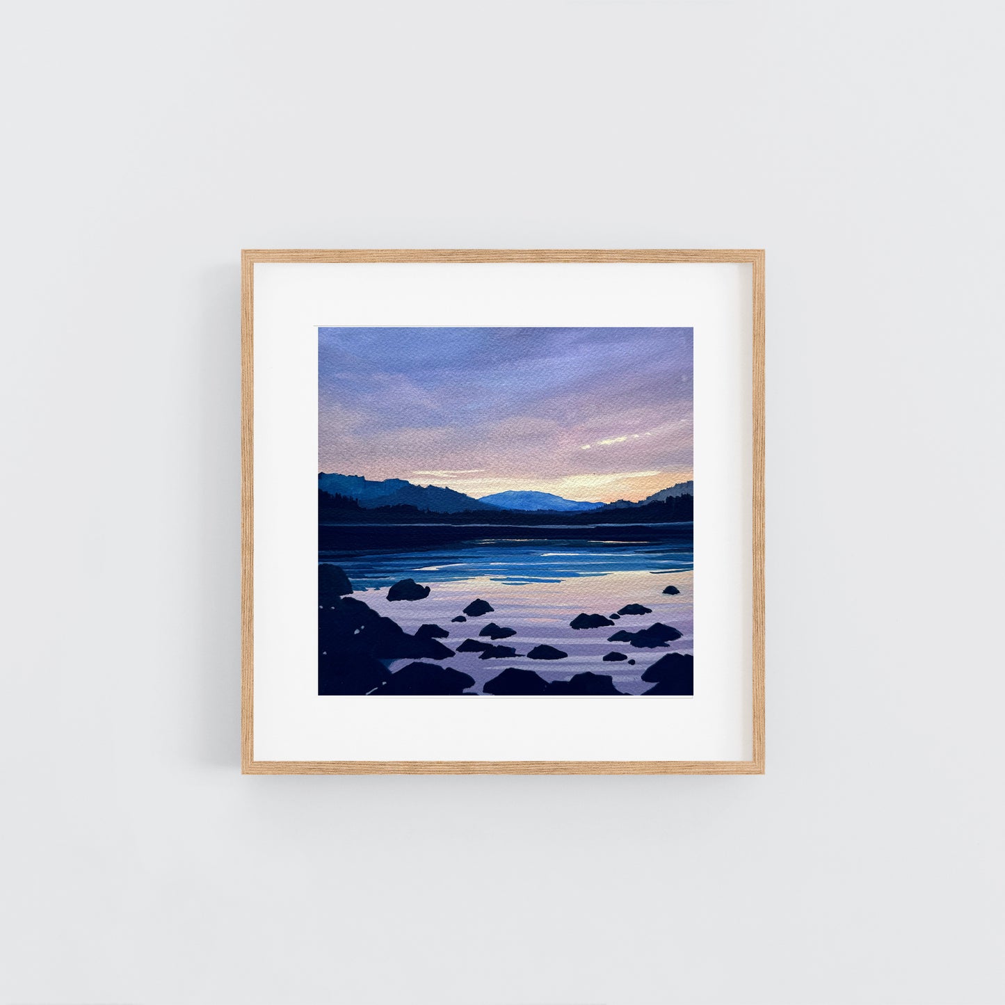 'Soft Dusk' Original Gouache Painting