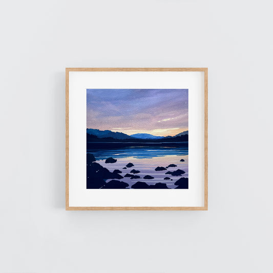'Soft Dusk' Original Gouache Painting
