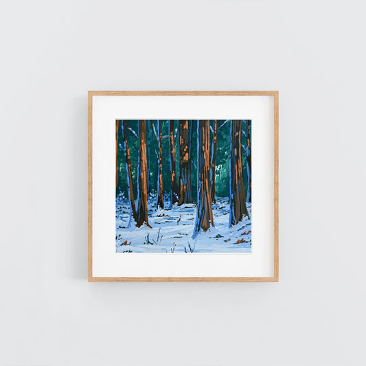 'Viridian Forest' Original Gouache Painting