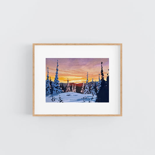 'Brighter Days Ahead' Original Gouache Painting