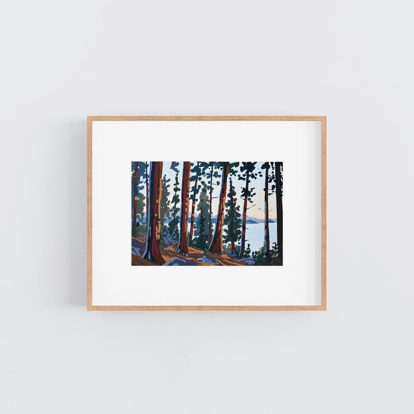 'Camp' Original Gouache Painting