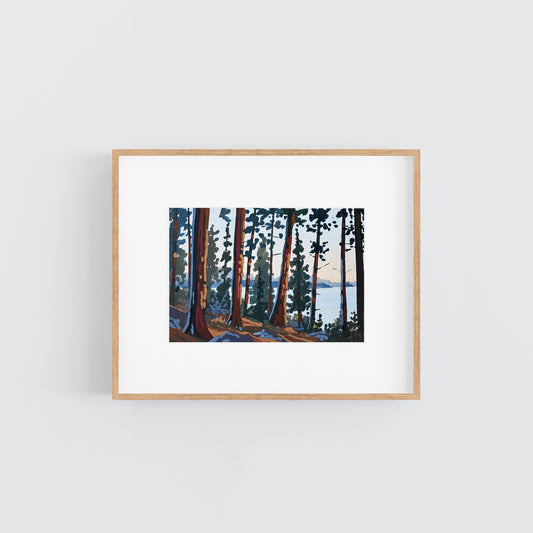 'Camp' Original Gouache Painting