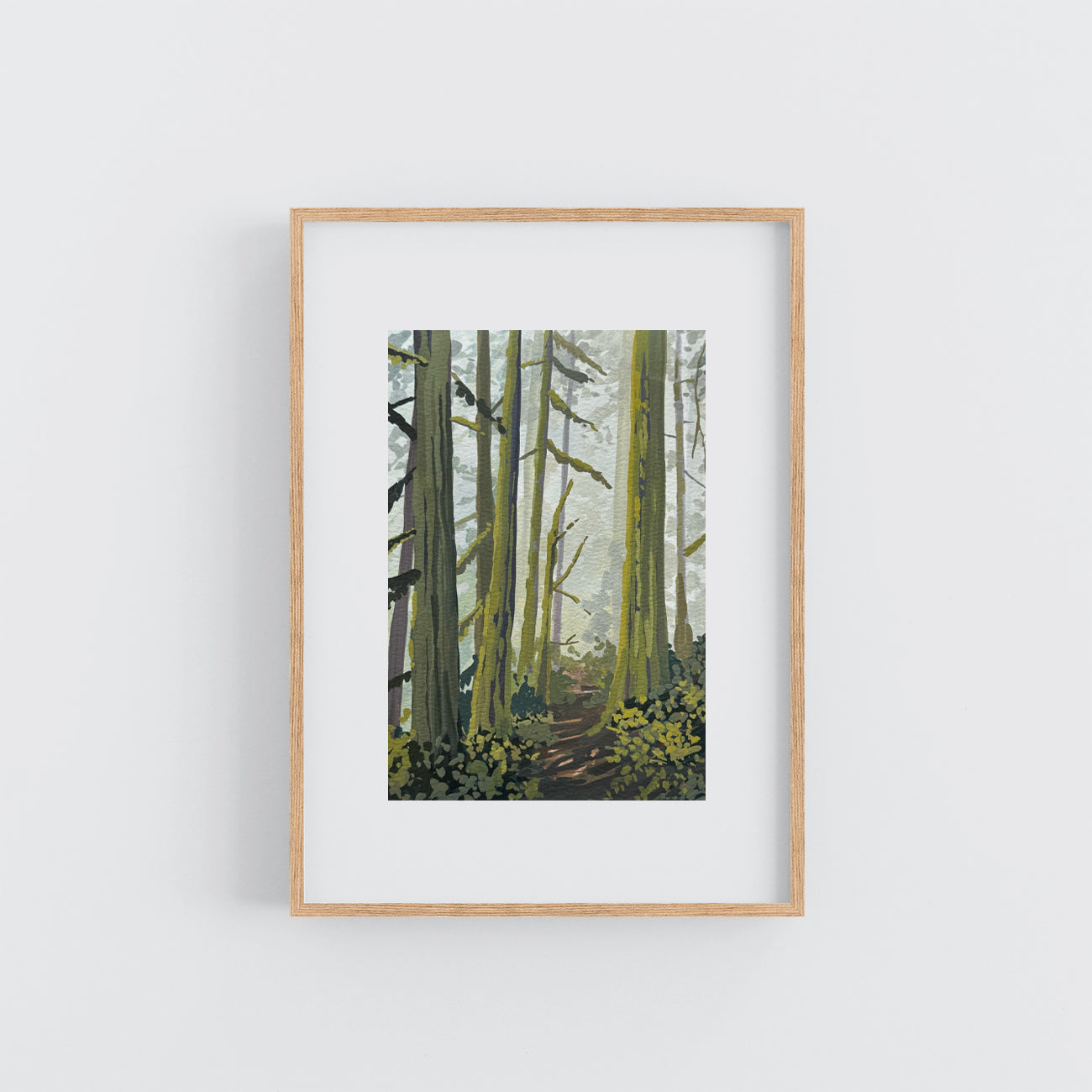 'Curious Path' Original Gouache Painting