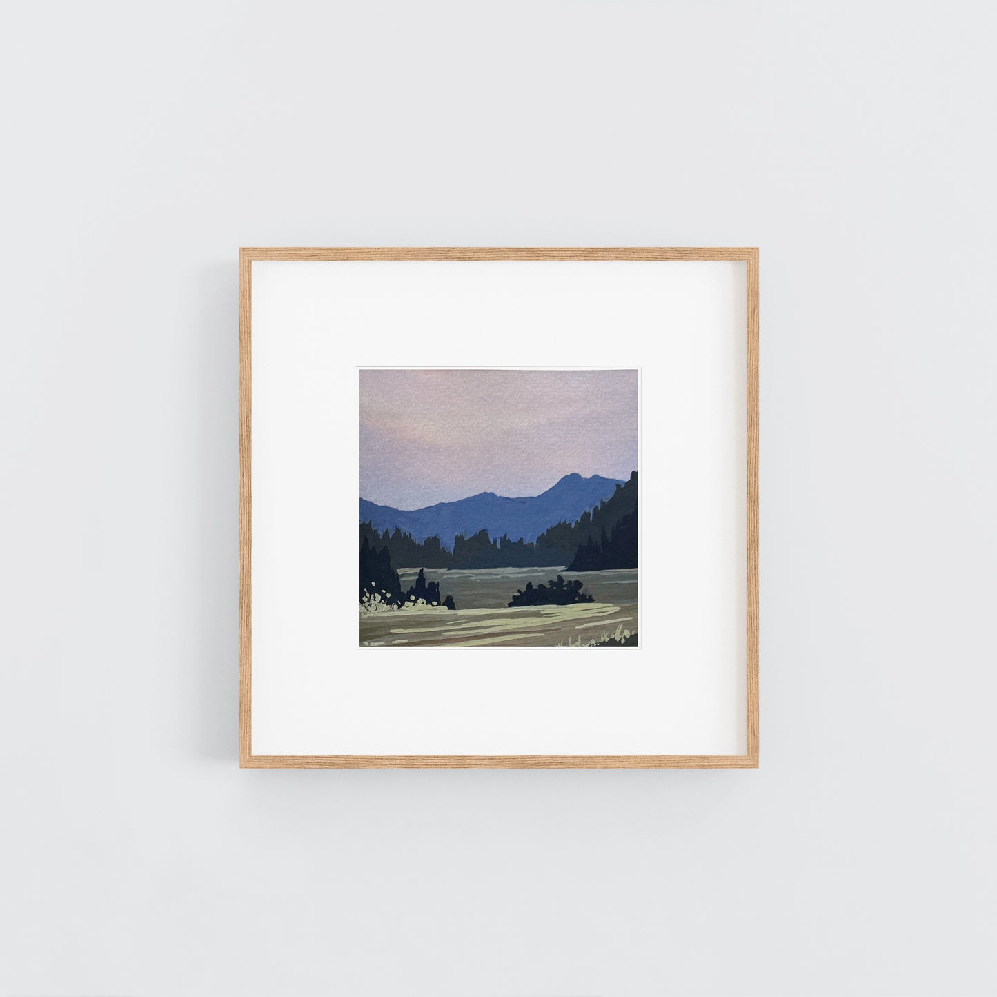 'Field Study' Original Gouache Painting