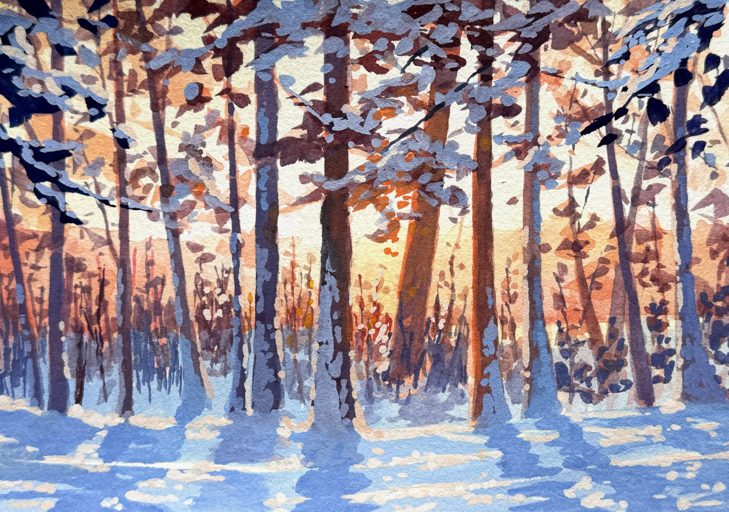 'Glimmer of Hope' Original Gouache Painting