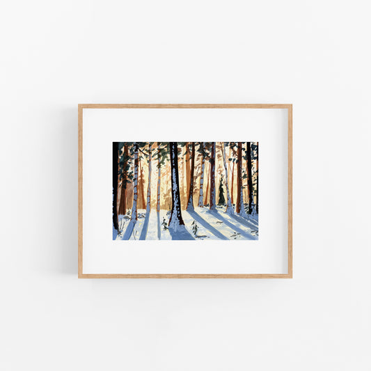 'Golden Light' Original Gouache Painting