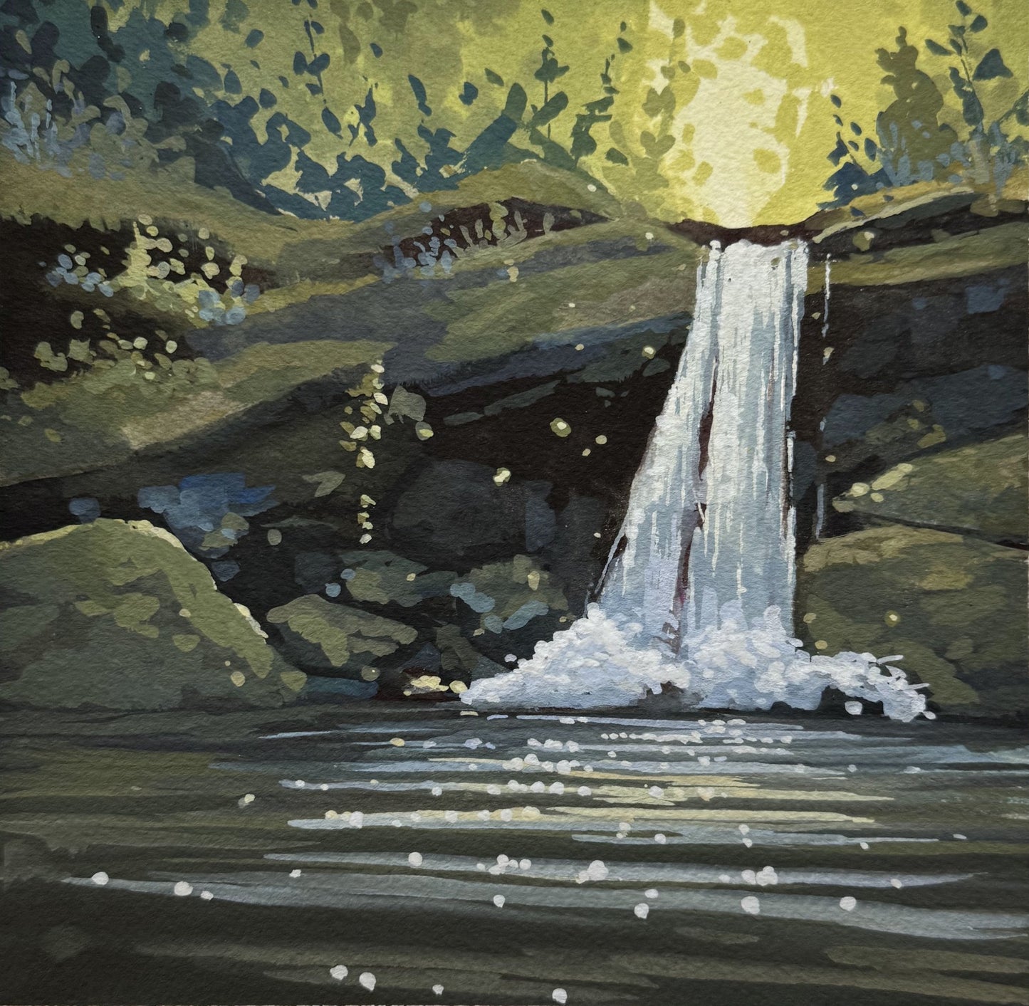 'Hidden Magic' Original Gouache Painting