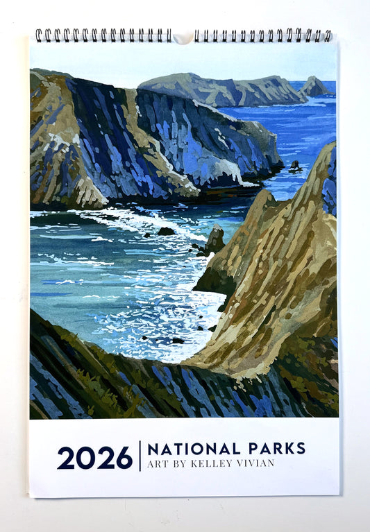 2026 National Parks Wall Calendar