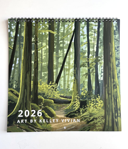 2026 Square Wall Art Calendar