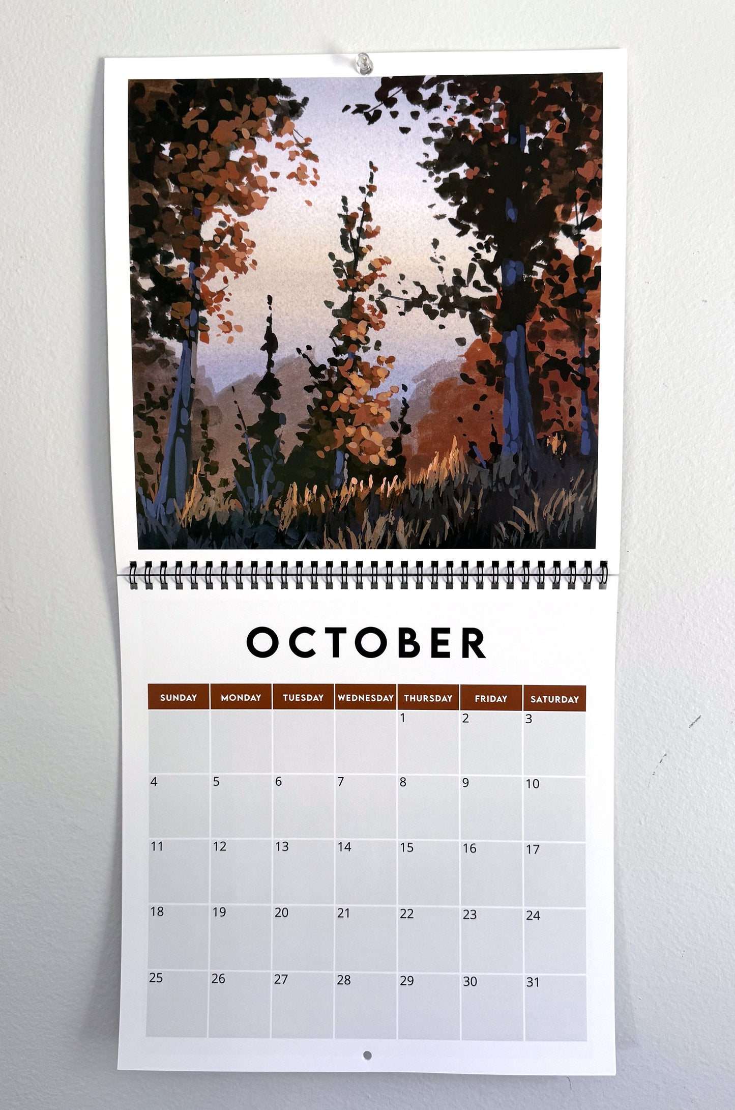 2026 Square Wall Art Calendar