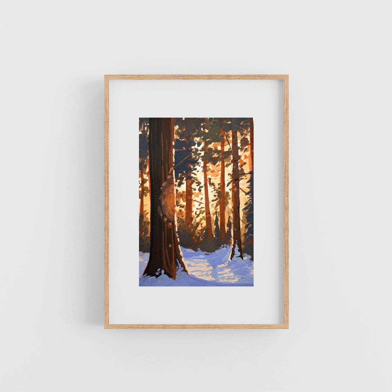 'Last Light' Original Gouache Painting