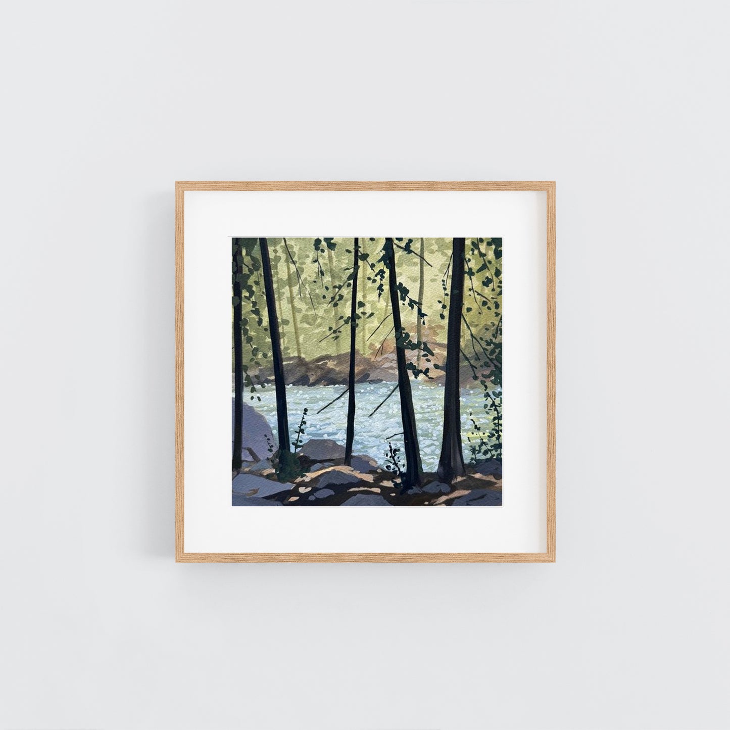 'Midday Brilliance' Original Gouache Painting