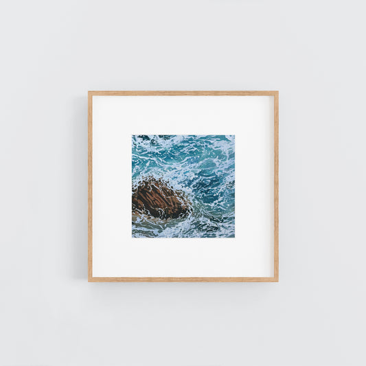 'Sea in Motion' Original Gouache Painting