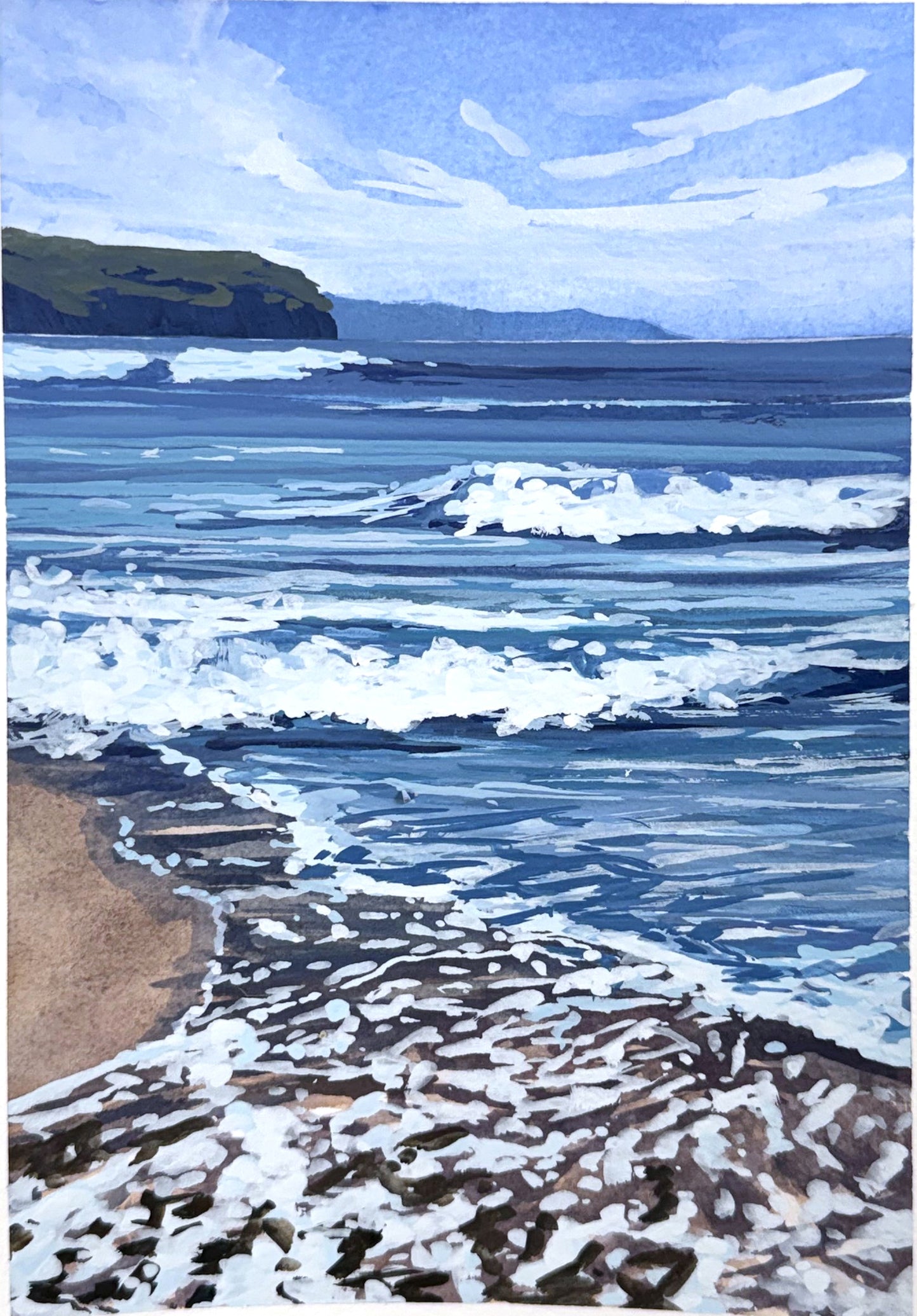 'Take me Away' Original Gouache Painting