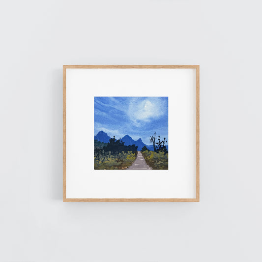 'Zion' Original Gouache Painting