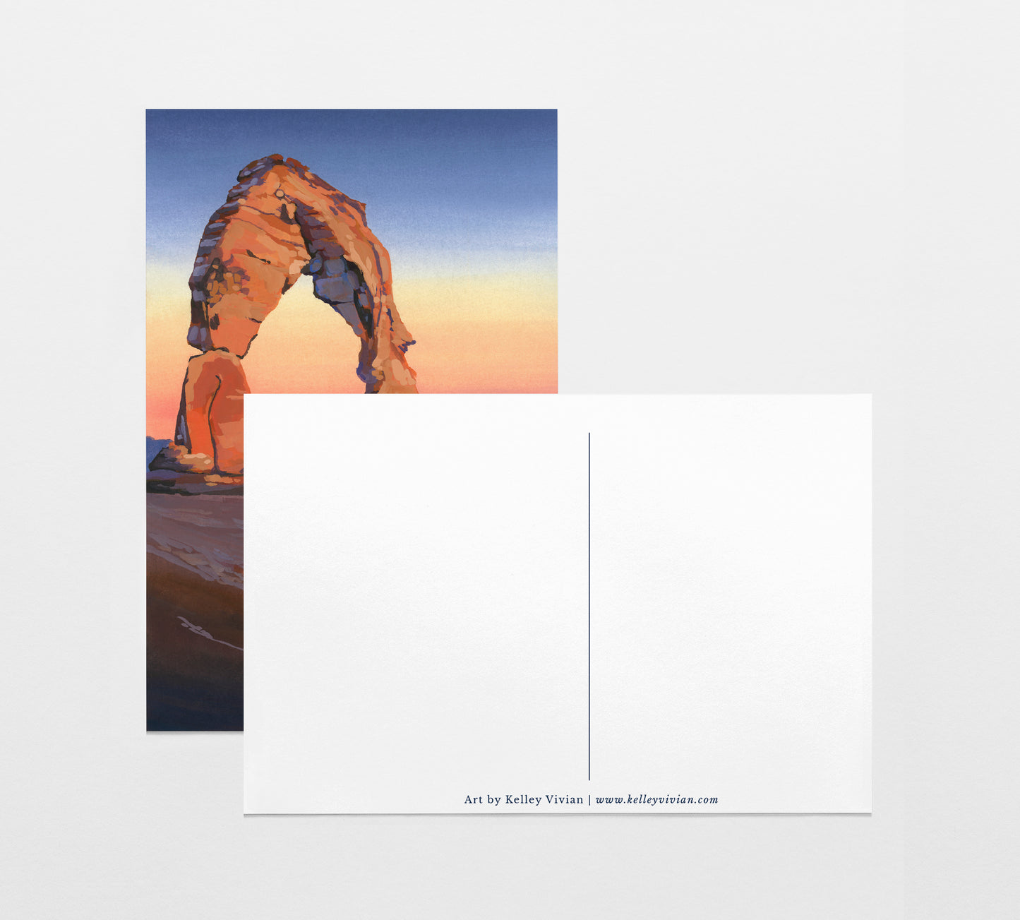 'Arches' National Park Art Postcard