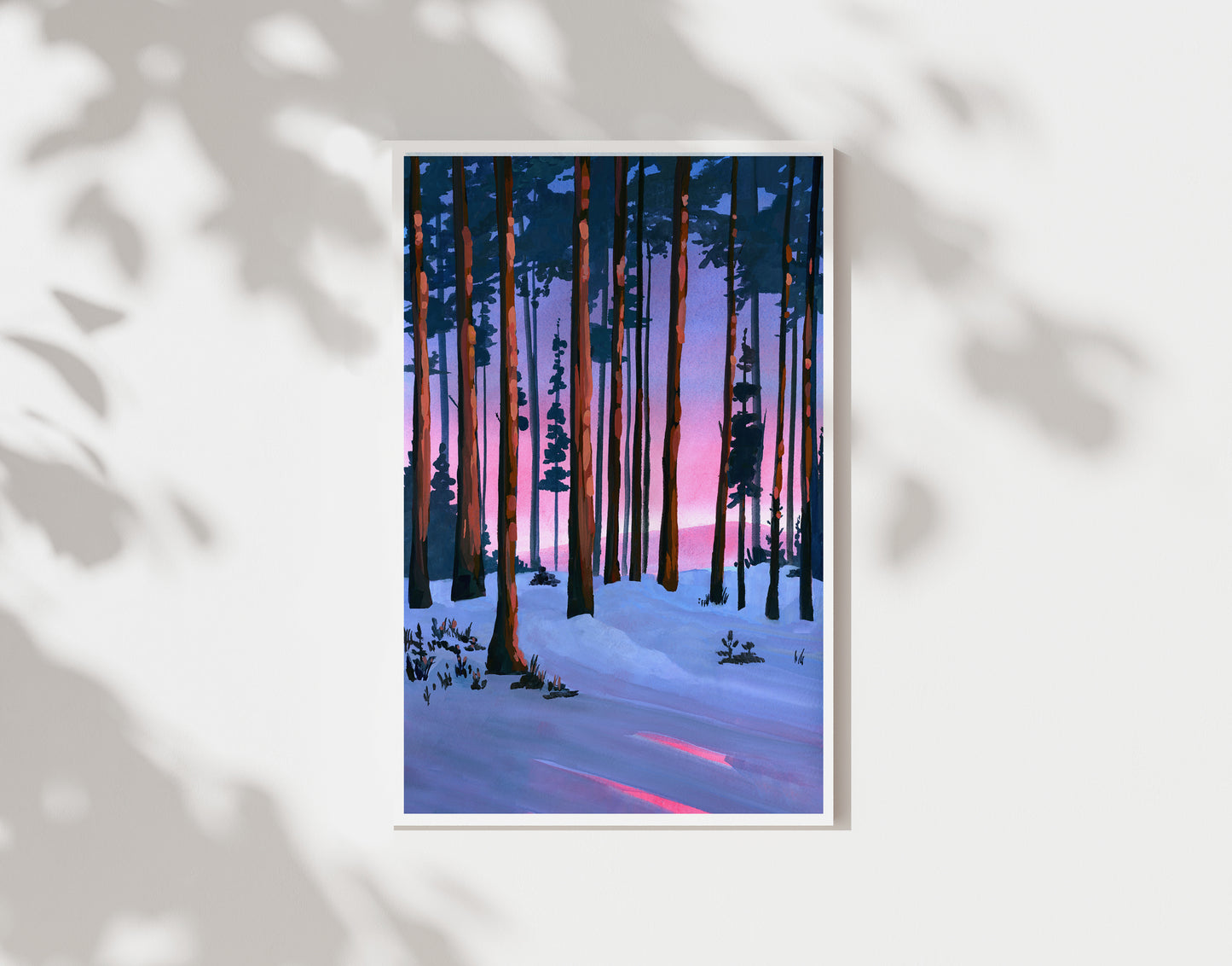 'Blazing Winter Sunset' Print