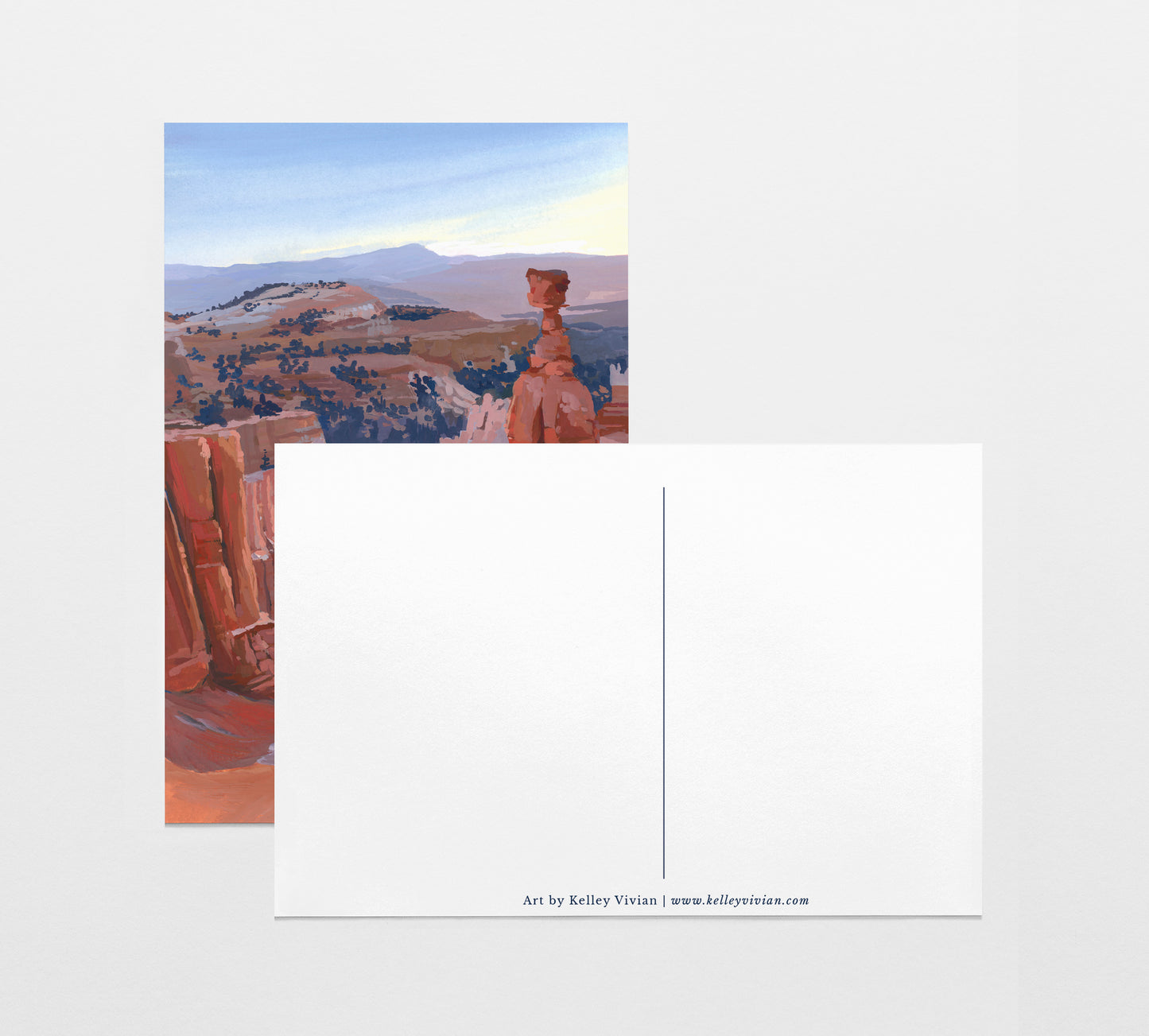 'Bryce Canyon' National Park Art Postcard