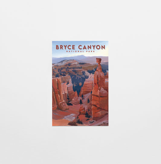 'Bryce Canyon' National Park Travel Postcard