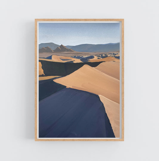 'Death Valley' National Park Original Gouache Painting