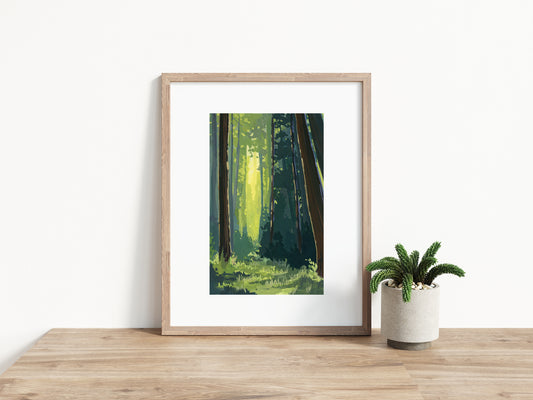 'Forest Floor' Print