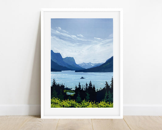 'Glacier' National Park Art Print