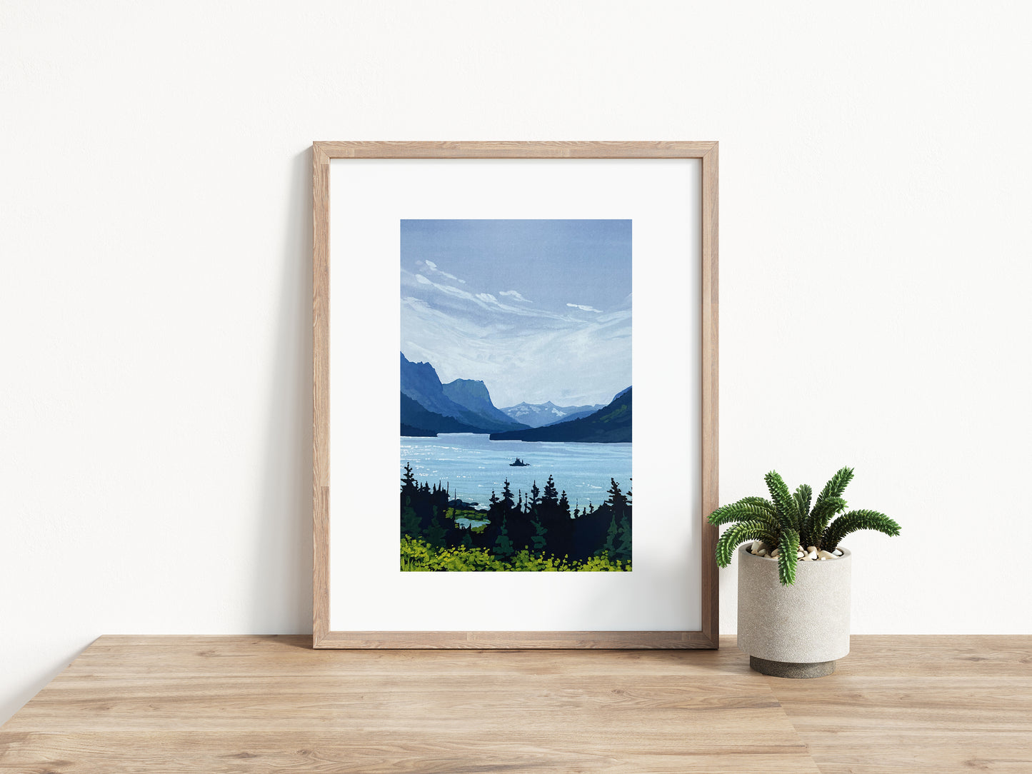 'Glacier' National Park Art Print