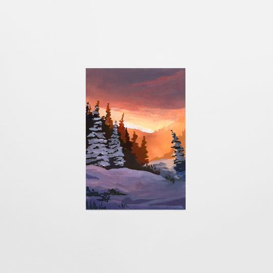 'Golden Hour' Postcard