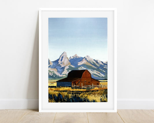 'Grand Teton' National Park Art Print