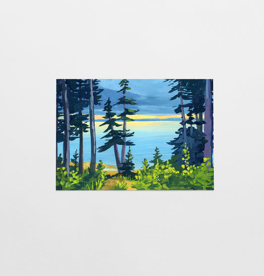 'Stormy Sunrise' Postcard
