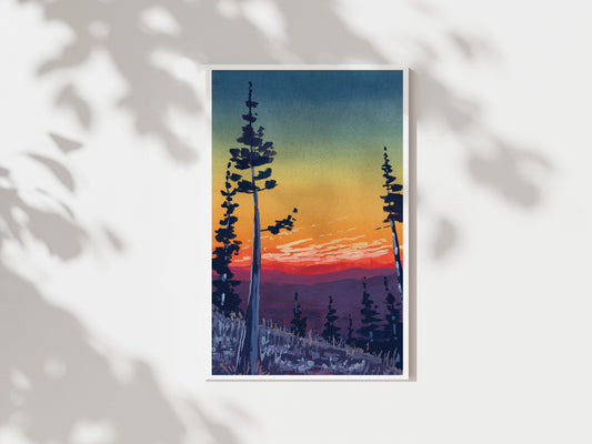 'Outrun' Print
