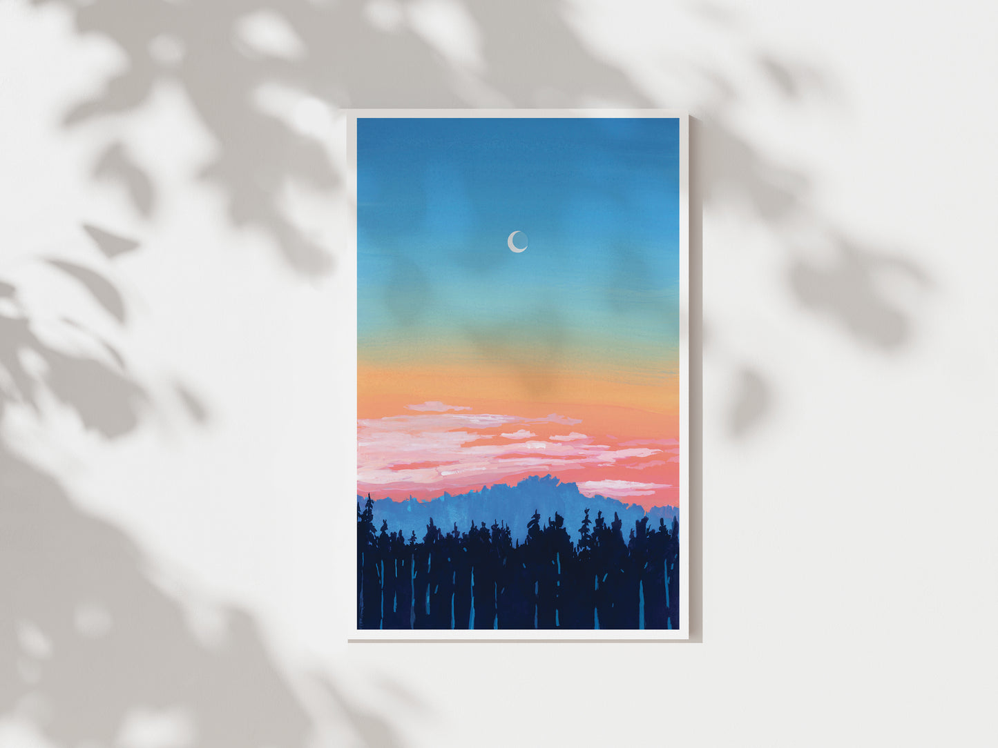 'Pastel Mountain Sunset' Print