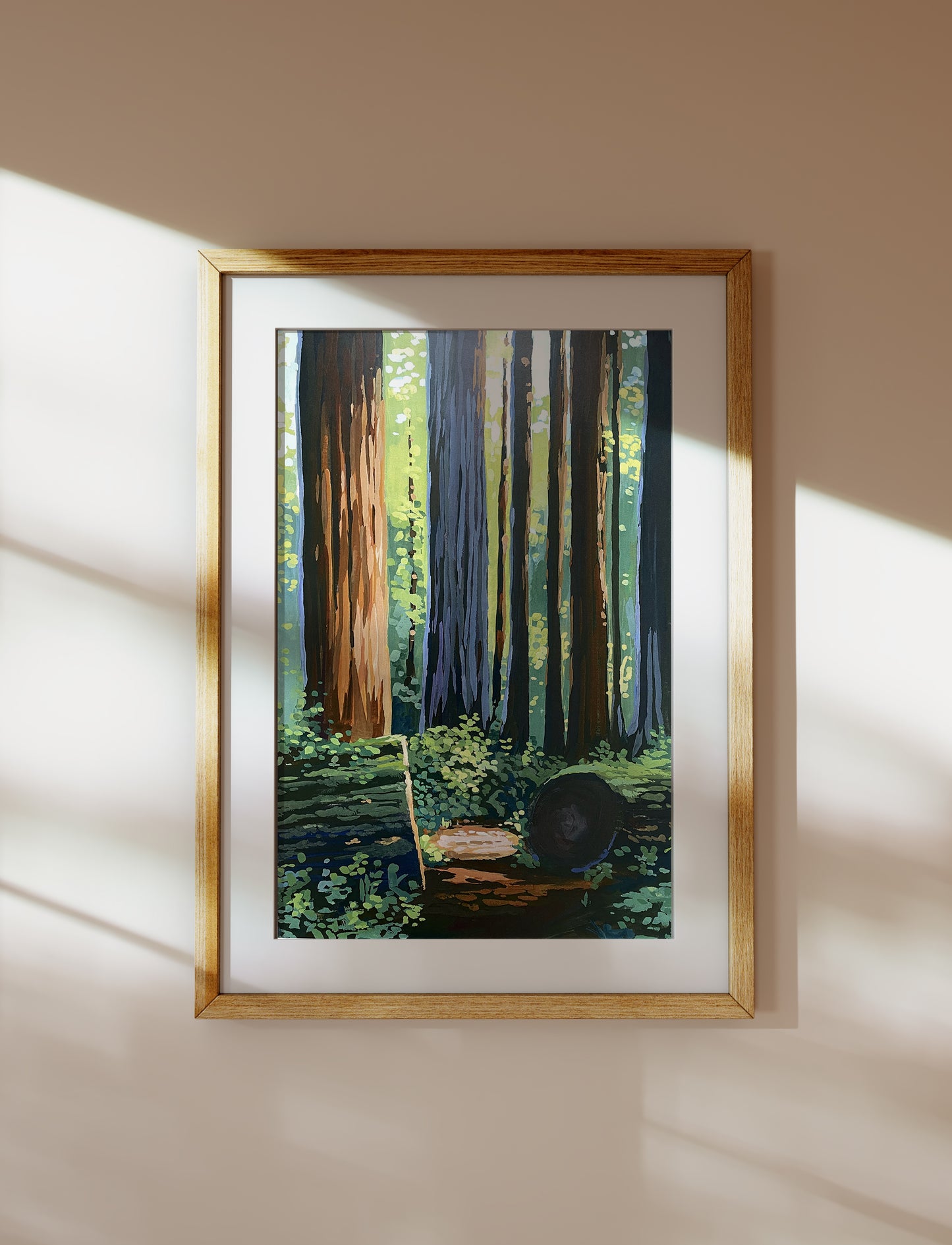 'Redwood' National Park Art Print