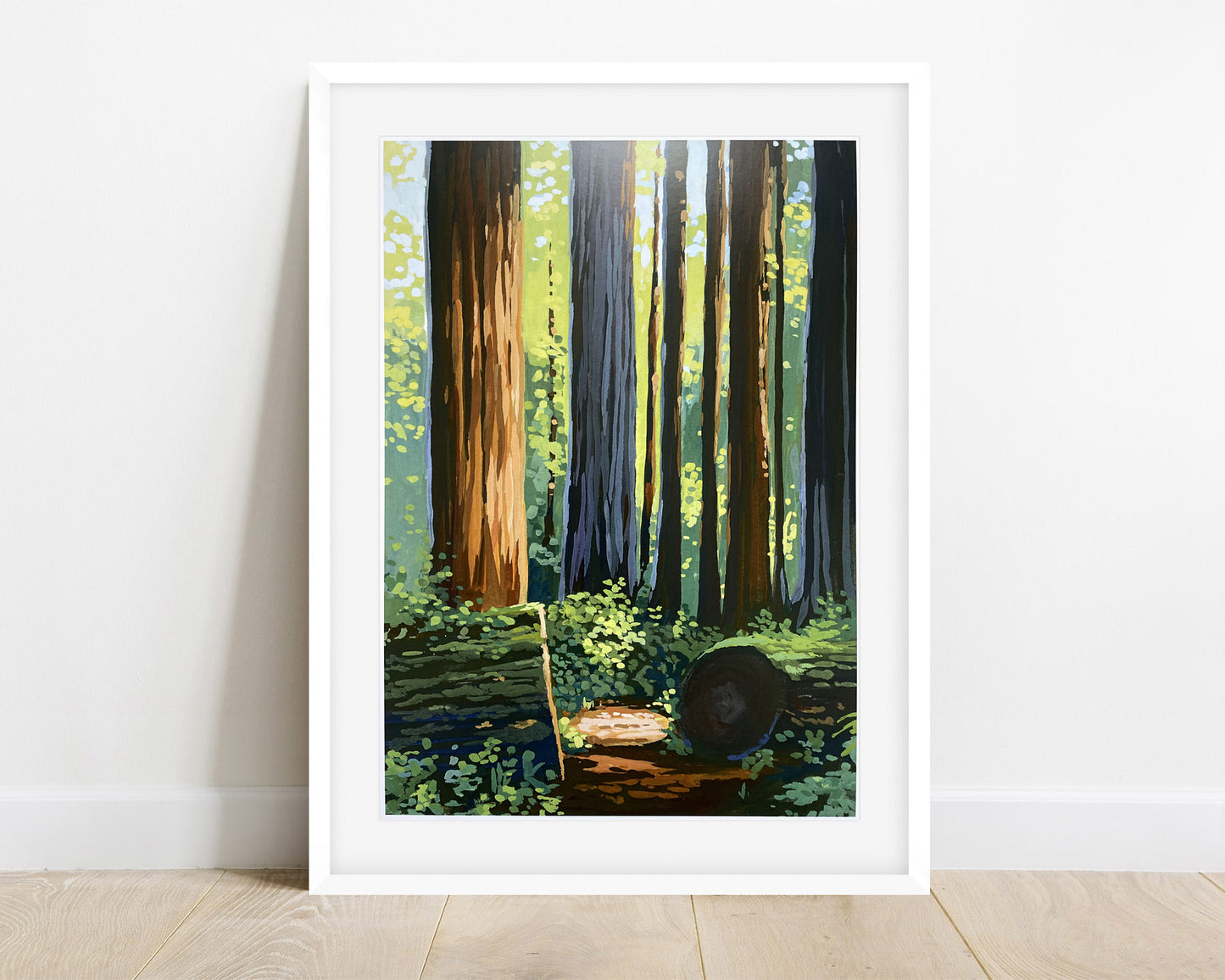 'Redwood' National Park Art Print